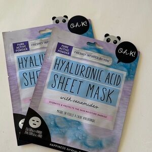 OhK! Hyaluronic Acid Sheet Mask with Ceramides